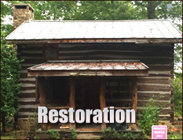 Historic Log Cabin Restoration  Paris, Virginia